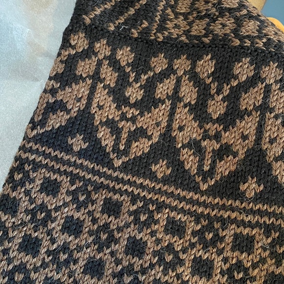 Dale of Norway Black and Brown Moose Crewneck Sweater - Picture 11 of 13